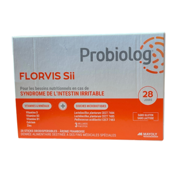 Probiolog Florvis Sii Mayoly Spindler - Schachtel mit 28 Sticks orodispersiblem Pulver