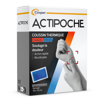 Actipoche Wärmekissen heiß/kalt Cooper - Kissen von 10x15cm