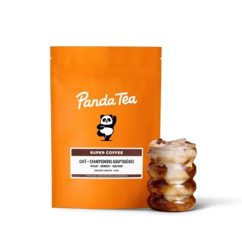 Super Kaffee Café + Adaptogene Pilze Panda Tee - 115g Beutel