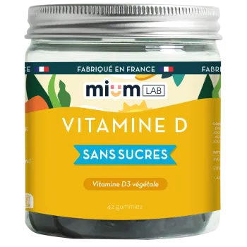 Vitamin D Gummies ohne Zucker Mium Lab - Dose mit 42 Gummies