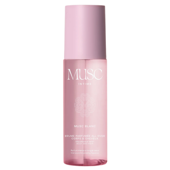 Körper- und Haarspray Weißer Moschus von Musc Intime - Flasche mit 100 ml
