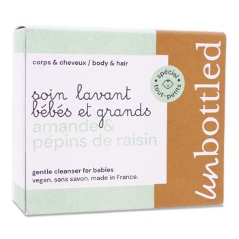 Neutrale Seife für Babys und Erwachsene Unbottled - 110g Stück