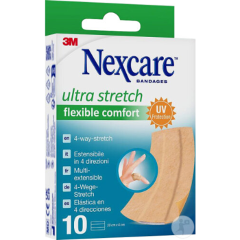Ultra-stretch flexibler Komfortpflaster Nexcare - Schachtel mit 10 Pflastern