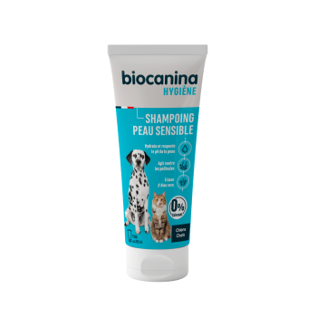 Shampoo für empfindliche Haut bei Hunden und Katzen Biocanina - Tube mit 200 ml