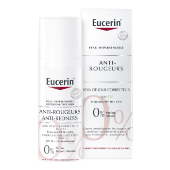 Anti-Rötungen Tagespflege korrigierend SPF25+ getönt Eucerin - Flasche mit 50 ml