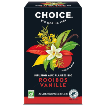 Bio-Kräutertee Rooibos Vanille Choice - 17 Beutel Box