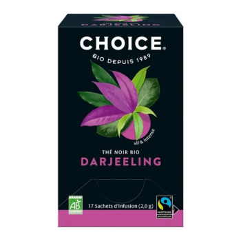 Bio-Kräutertee Darjeeling Choice - Box mit 17 Beuteln