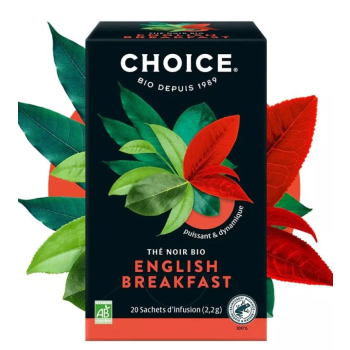 Bio-Kräutertee English Breakfast Choice - Box mit 17 Beuteln