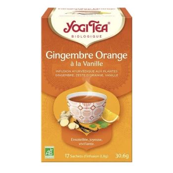 Yogi Tea Ingwer Orange Vanille BIO - Box mit 17 Beuteln