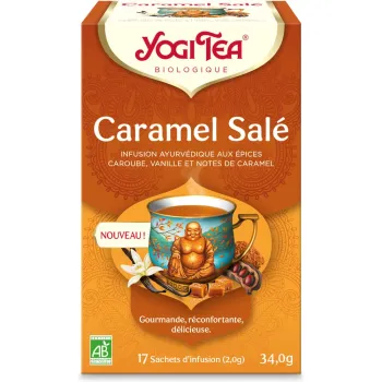 Bio Karamell Salz Yogi Tea - Box mit 17 Beuteln