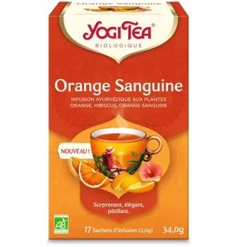 Blutorange BIO Yogi Tea - Schachtel mit 17 Beuteln