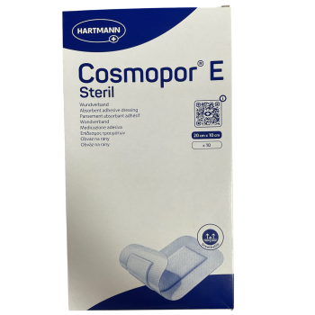 Cosmopor E Steril Pansement absorbant adhésif Hartmann - 10 pansements 20x10cm