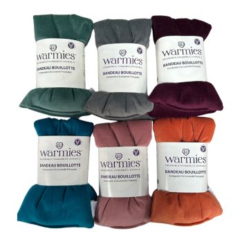 Bandeau velours bouillotte warmies Soframar - 1 bouillotte