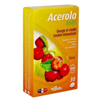 Acérola 1000 Orthonat - Packung mit 30 Tabletten