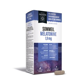 Melatonin Schlaf 1,9 mg Dayang - Packung mit 30 Tabletten