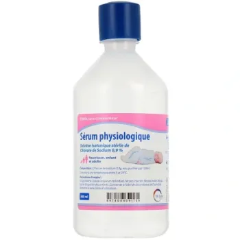 Physiologisches Serum EG Labo - Flasche mit 500ml