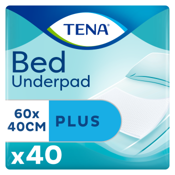 Bett plus Auflagen 40X60cm Tena - Packung mit 40 Stück