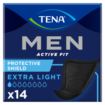 Diskrete Schutz sehr leichte Extra-light Tena Men - Schachtel mit 14 Schutzvorrichtungen