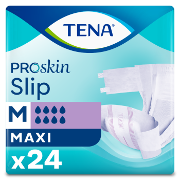 Proskin Slip Erwachsenenwindeln Maxi Größe M Tena - Packung mit 24 vollständigen Wechseln