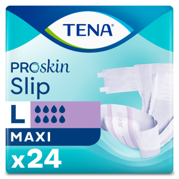 Proskin Slip Erwachsenenwindeln Maxi Größe L Tena - Packung mit 24 vollständigen Wechseln