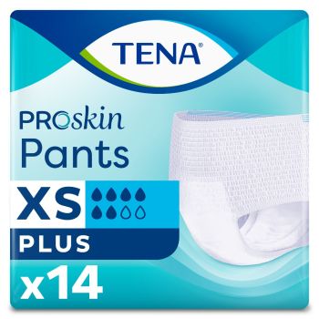 Proskin Pants saugfähige Slips XS Tena - Packung mit 14 Schutzvorrichtungen