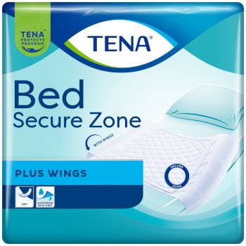 Bett-Schutzbereich Plus Wings Bettauflagen 180x80cm Tena - Packung mit 20 Stück