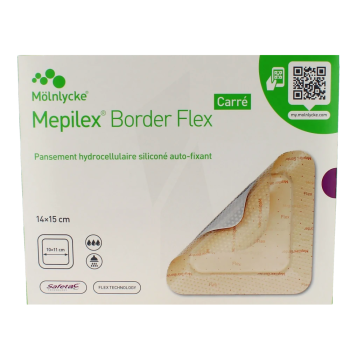 Mepilex Border Hydrocellularverband 14x15cm - Schachtel mit 16 Verbänden