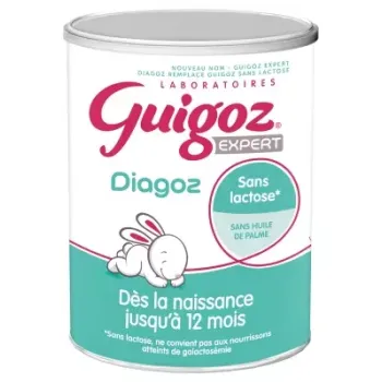 Diagoz laktosefreies Milchpulver 1. Alter Guigoz - Dose mit 400g