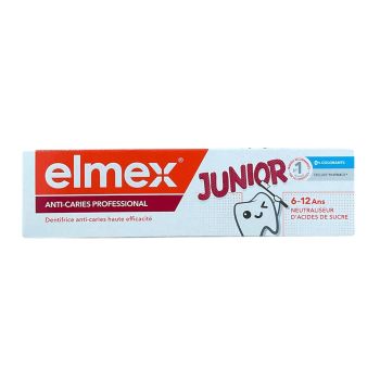 Professionelle Kariesprophylaxe Zahnpasta Junior 6-12 Jahre Elmex - 75ml Tube