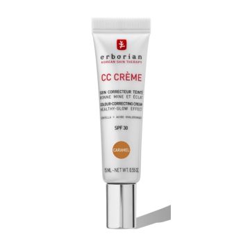CC-Creme mit Centella Asiatica in Karamellfarbe LSF30 Erborian - Tube mit 15ml
