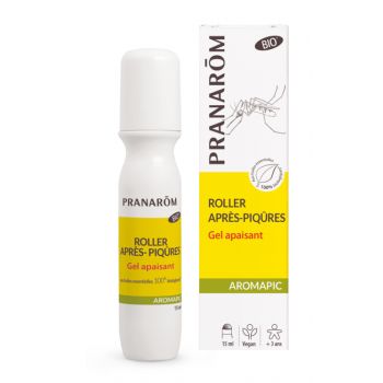 Roller Gel zur Linderung von Stichen bio Aromapic Pranarôm - Roll-on mit 15ml