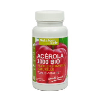 Acerola 1000 bio Nat&Form - 30 Tabletten