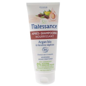 Argan- und pflanzliches Keratin-Conditioner Natessance - Tube mit 200 ml