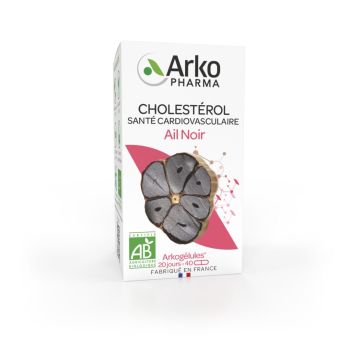 Arkogélules Schwarzer Knoblauch Bio Arkopharma - Packung mit 40 Kapseln