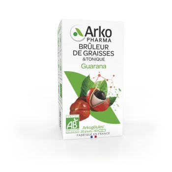 Arkogélules Guarana Fettverbrenner Arkopharma - Packung mit 40 Kapseln