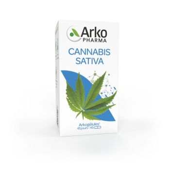 Arkogélules Cannabis sativa Arkopharma - Packung mit 45 Kapseln