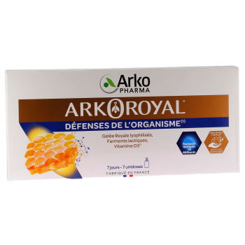Arkoroyal Abwehr des Organismus Erwachsene Einzeldosen Arkopharma - Schachtel mit 7 Einzeldosen zu 10 ml