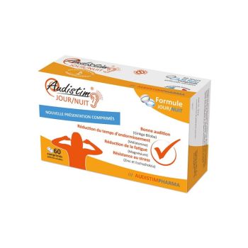 Audistim Tag Nacht AudistimPharma - Packung mit 60 teilbaren Filmtabletten