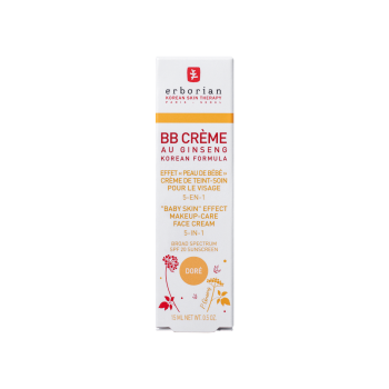 BB-Creme mit Ginseng in goldener Farbe von Erborian - Tube mit 15 ml