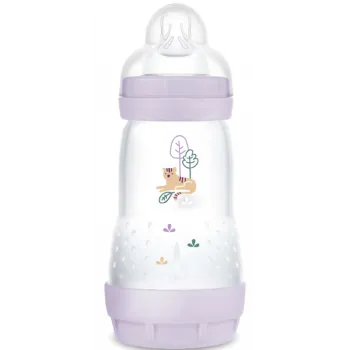 Rosa Easy Start Anti-Kolik Flasche 2+ Monate Flussstärke 2 Mam - 1 Flasche mit 260 ml