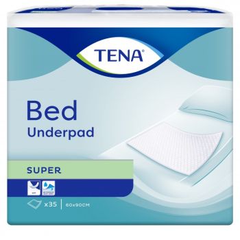 Bett Super Auflagen 60x90 Tena - Packung mit 35 Stück