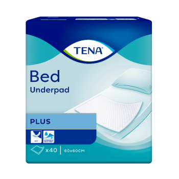 Bett plus Auflagen 60x60cm Tena - Packung mit 40 Stück