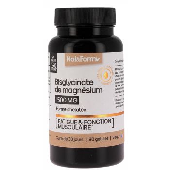 Bisglycinat Magnesium 1500mg Nat&Form