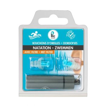 Schwimm-Ohrstöpsel mit Plic Audio-Filter - 1 Paar