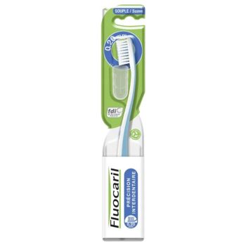 Weiche Zahnbürste Interdentalpräzision Fluocaril - eine Zahnbürste