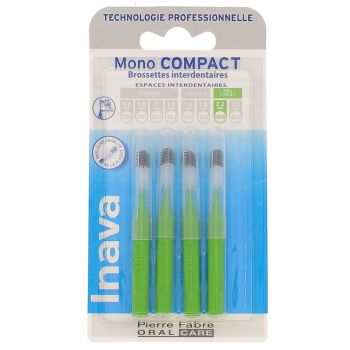 Interdentalbürsten Mono kompakt 2,2 mm ISO6 Inava - 4 Interdentalbürsten