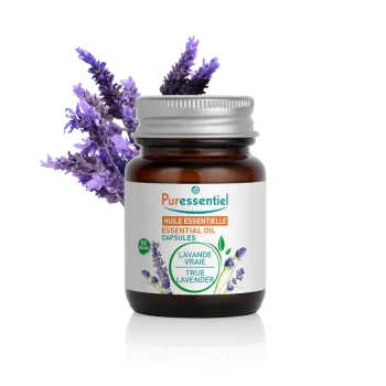 Bio Lavendelöl-Kapseln Puressentiel - 60 Kapseln pro Packung