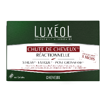 Reaktivierung von Haarausfall Luxéol - Packung mit 90 Kapseln