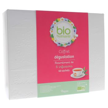 Probierpaket 6 Bio-Infusionen Nutrisanté - Box mit 60 Beuteln