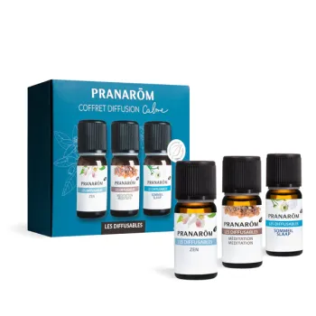 Coffret Diffusion Ruhe Pranarōm - Set mit 3 Fläschchen à 10ml